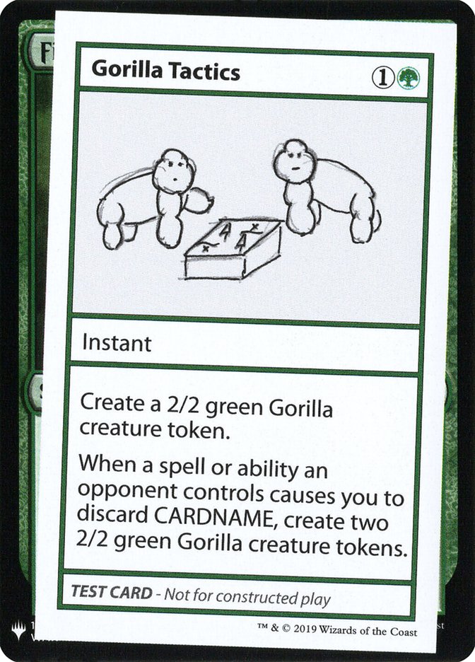 Gorilla Tactics [Mystery Booster Playtest Cards] | Play N Trade Winnipeg