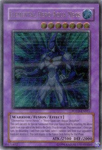 Elemental Hero Aqua Neos (UTR) [POTD-EN031] Ultimate Rare | Play N Trade Winnipeg