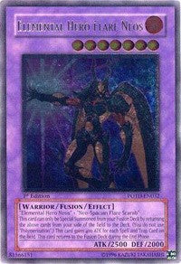 Elemental Hero Flare Neos (UTR) [POTD-EN032] Ultimate Rare | Play N Trade Winnipeg