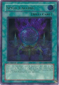 Spell Calling (UTR) [POTD-EN039] Ultimate Rare | Play N Trade Winnipeg
