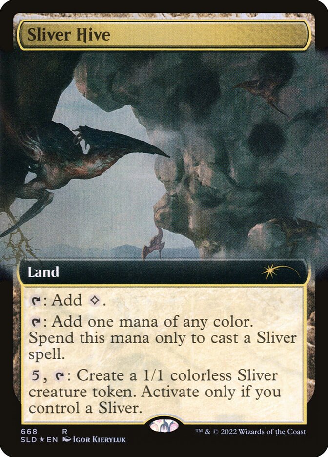 Sliver Hive (Extended Art) [Secret Lair Drop Promos] | Play N Trade Winnipeg