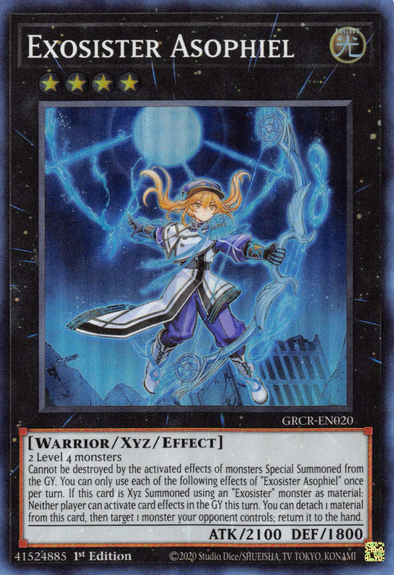 Exosister Asophiel [GRCR-EN020] Super Rare | Play N Trade Winnipeg