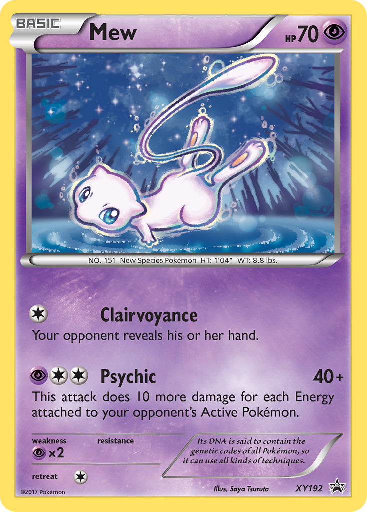 Mew (XY192) [XY: Black Star Promos] | Play N Trade Winnipeg