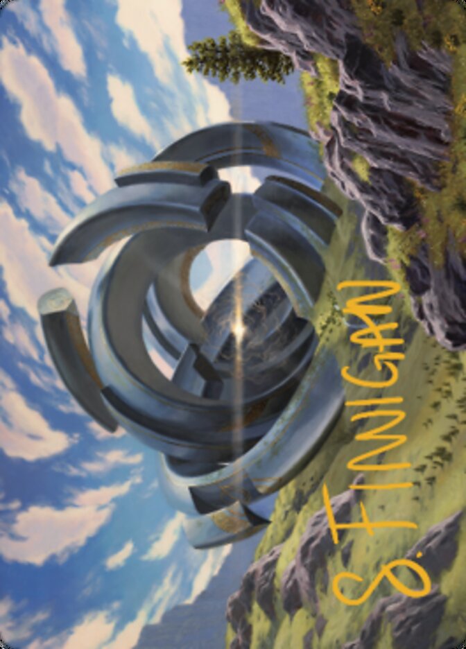 Thran Portal Art Card (Gold-Stamped Signature) [Dominaria United Art Series] | Play N Trade Winnipeg