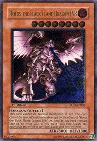 Horus the Black Flame Dragon LV8 (UTR) [SOD-EN008] Ultimate Rare | Play N Trade Winnipeg