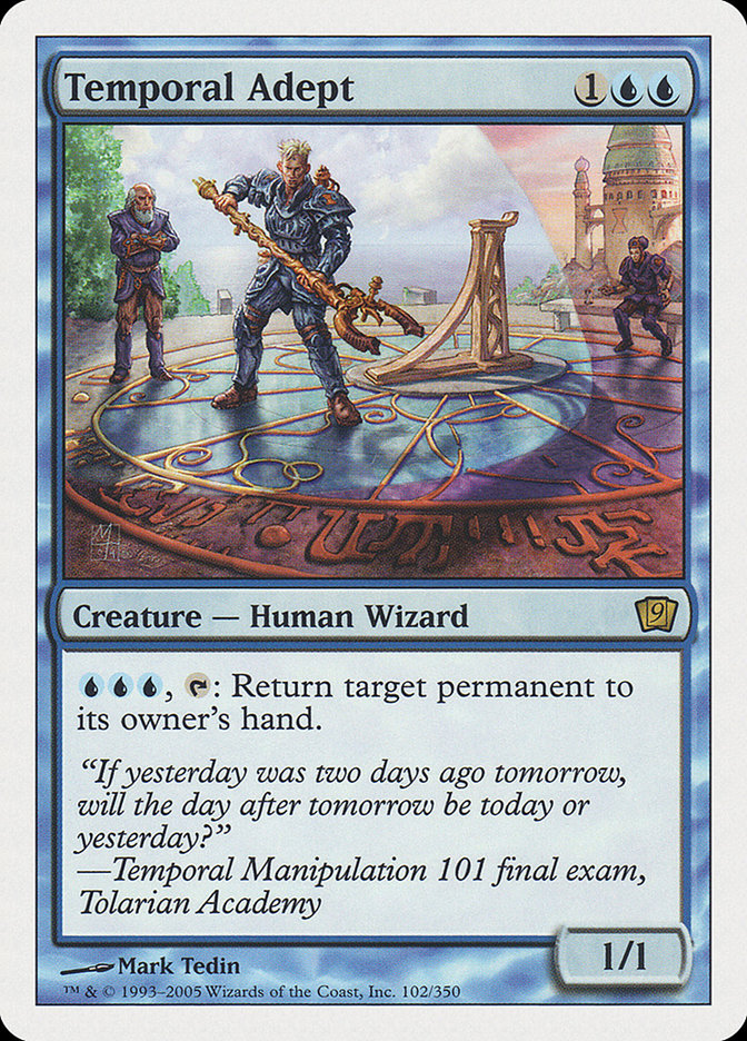 Temporal Adept [Ninth Edition] | Play N Trade Winnipeg