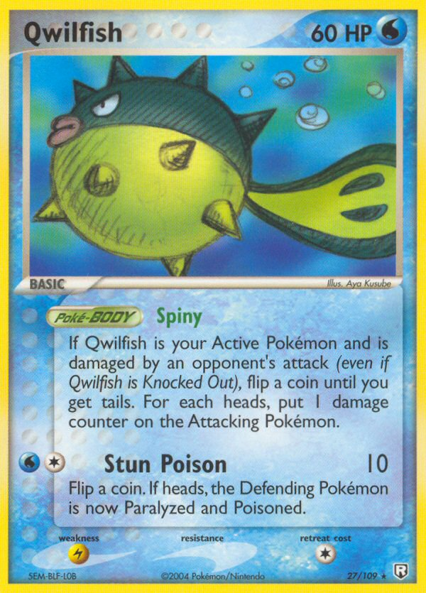 Qwilfish (27/109) [EX: Team Rocket Returns] | Play N Trade Winnipeg