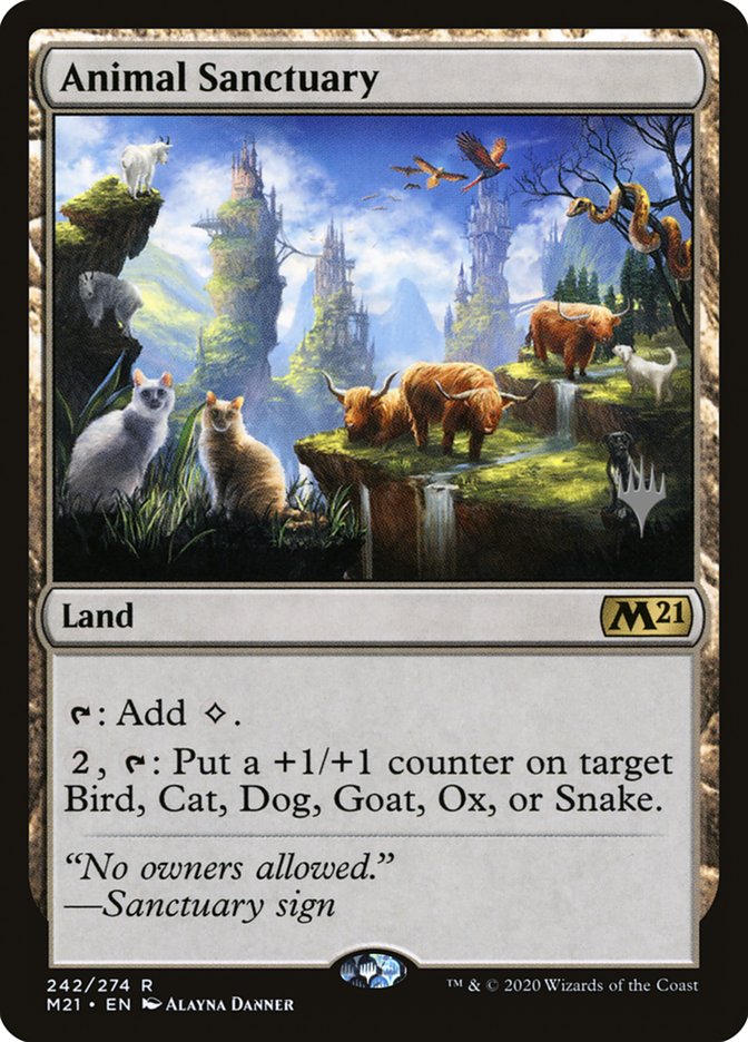 Animal Sanctuary (Promo Pack) [Core Set 2021 Promos] | Play N Trade Winnipeg