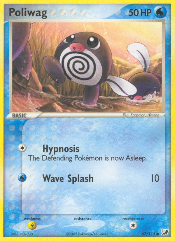 Poliwag (67/115) [EX: Unseen Forces] | Play N Trade Winnipeg