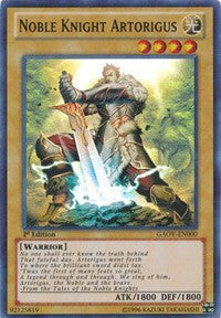 Noble Knight Artorigus [GAOV-EN000] Super Rare | Play N Trade Winnipeg