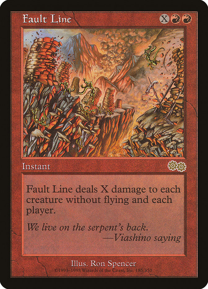 Fault Line [Urza's Saga] | Play N Trade Winnipeg