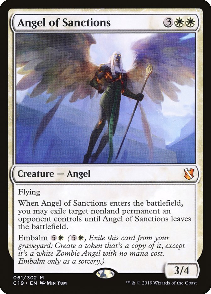 Angel of Sanctions [Commander 2019] | Play N Trade Winnipeg