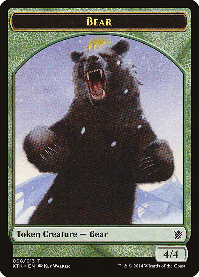 Bear [Khans of Tarkir Tokens] | Play N Trade Winnipeg