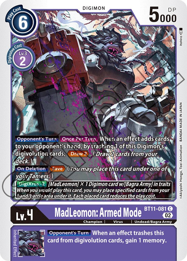 MadLeomon: Armed Mode [BT11-081] [Dimensional Phase] | Play N Trade Winnipeg