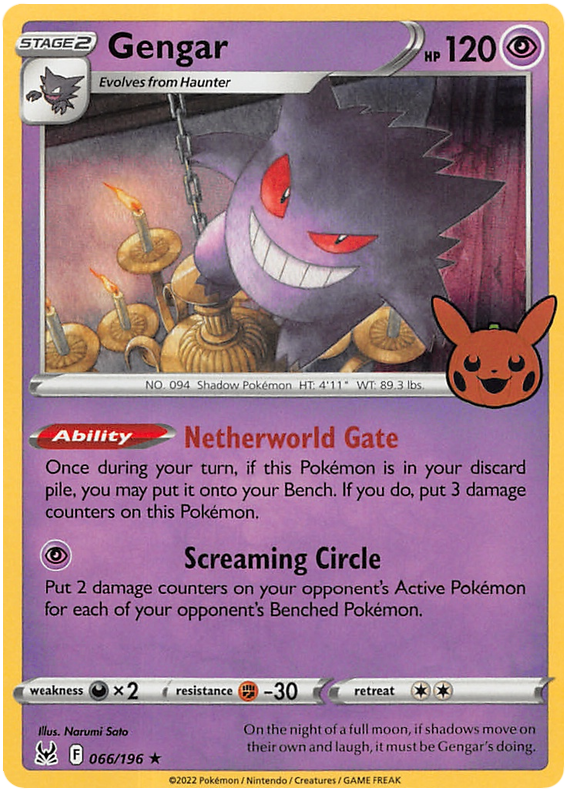 Gengar (066/196) [Trick or Trade 2023] | Play N Trade Winnipeg