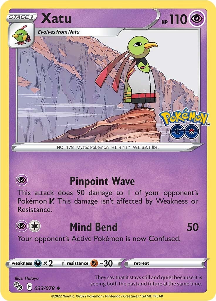 Xatu (033/078) [Pokémon GO] | Play N Trade Winnipeg