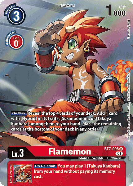 Flamemon [BT7-008] (Alternate Art) [Next Adventure] | Play N Trade Winnipeg