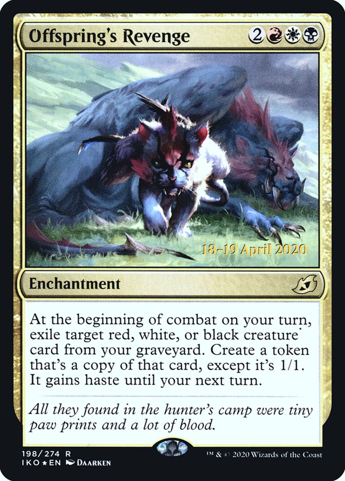 Offspring's Revenge  [Ikoria: Lair of Behemoths Prerelease Promos] | Play N Trade Winnipeg