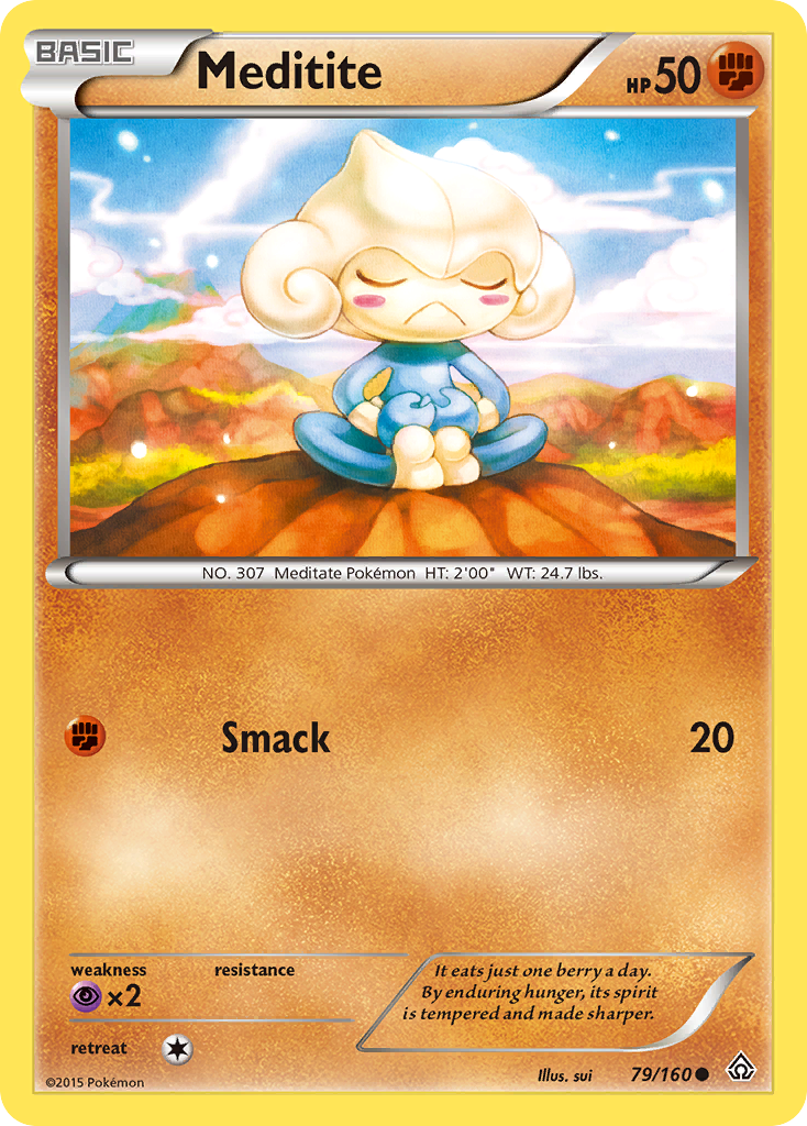 Meditite (79/160) [XY: Primal Clash] | Play N Trade Winnipeg