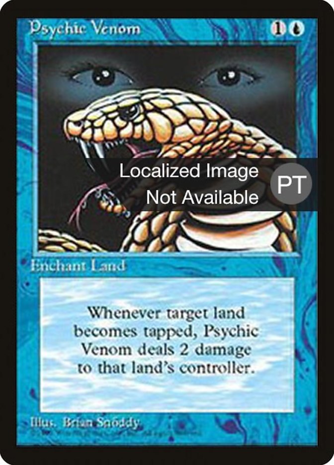 Psychic Venom [Fourth Edition (Foreign Black Border)] | Play N Trade Winnipeg