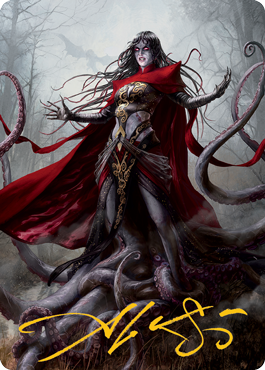 Geyadrone Dihada Art Card (53) (Gold-Stamped Signature) [Modern Horizons 2 Art Series] | Play N Trade Winnipeg