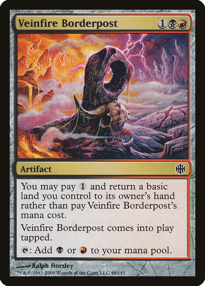 Veinfire Borderpost [Alara Reborn] | Play N Trade Winnipeg