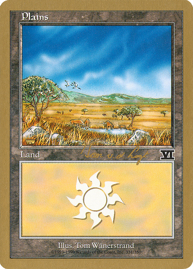 Plains (tvdl331) (Tom van de Logt) [World Championship Decks 2000] | Play N Trade Winnipeg