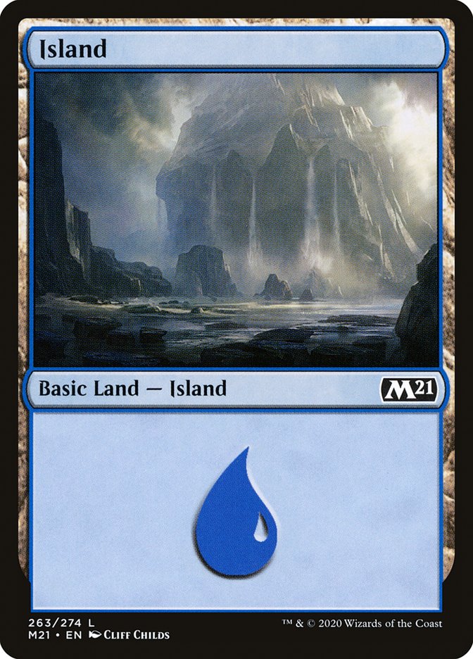 Island (263) [Core Set 2021] | Play N Trade Winnipeg