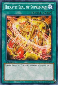 Hieratic Seal of Supremacy [GAOV-EN057] Common | Play N Trade Winnipeg