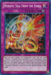 Hieratic Seal From the Ashes [GAOV-EN088] Secret Rare | Play N Trade Winnipeg