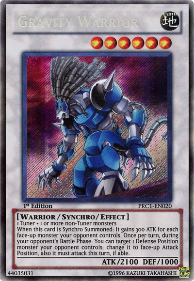 Gravity Warrior [PRC1-EN020] Secret Rare | Play N Trade Winnipeg