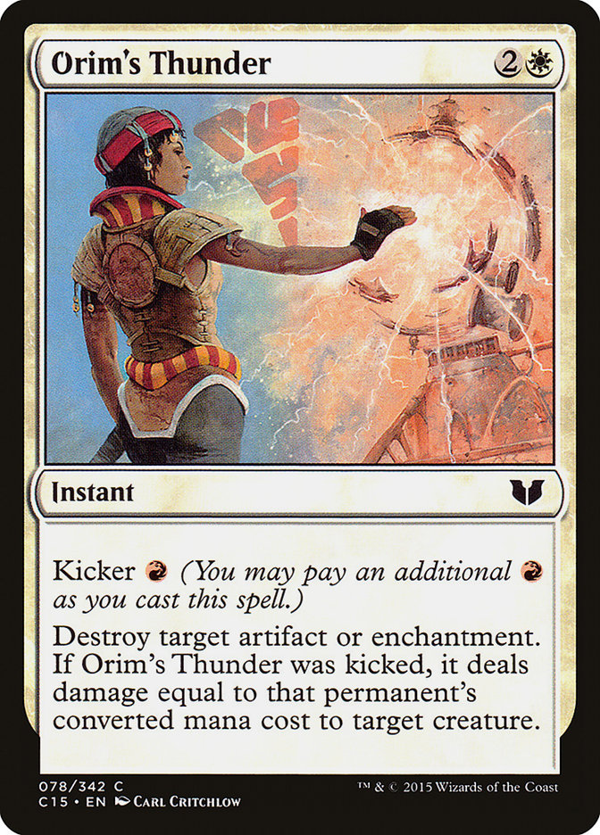 Orim's Thunder [Commander 2015] | Play N Trade Winnipeg