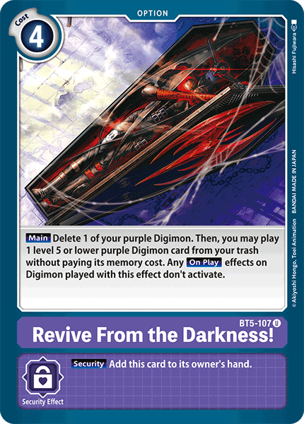 Revive From the Darkness! [BT5-107] [Battle of Omni] | Play N Trade Winnipeg