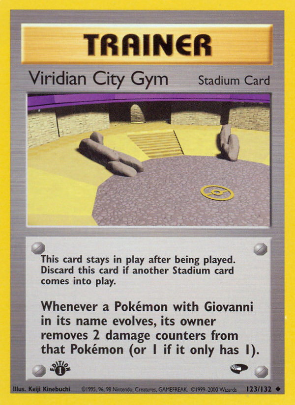 Viridian City Gym (123/132) [Gym Challenge 1st Edition] | Play N Trade Winnipeg