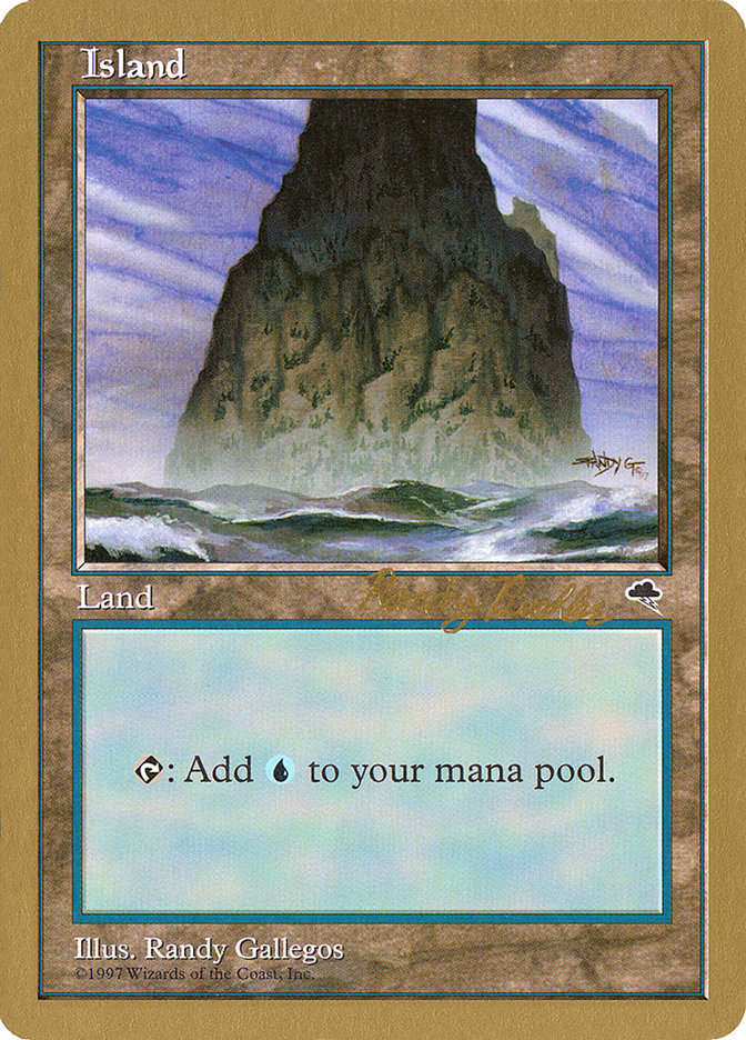 Island (rb337) (Randy Buehler) [World Championship Decks 1998] | Play N Trade Winnipeg