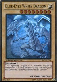 Blue-Eyes White Dragon [GLD5-EN001] Ghost/Gold Rare | Play N Trade Winnipeg