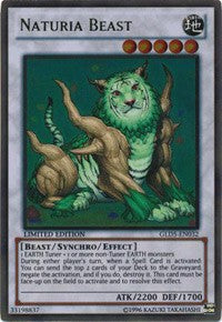 Naturia Beast [GLD5-EN032] Gold Rare | Play N Trade Winnipeg