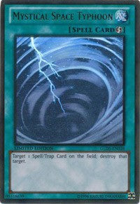 Mystical Space Typhoon [GLD5-EN038] Ghost/Gold Rare | Play N Trade Winnipeg