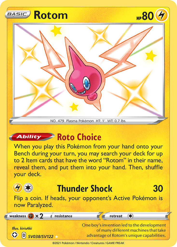 Rotom (SV038/SV122) [Sword & Shield: Shining Fates] | Play N Trade Winnipeg