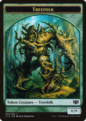 Treefolk // Wolf Double-sided Token [Commander 2014 Tokens] | Play N Trade Winnipeg