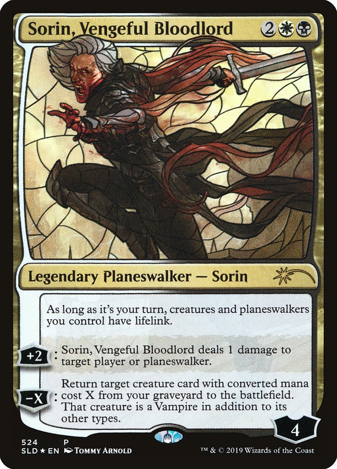 Sorin, Vengeful Bloodlord (Stained Glass) [Secret Lair Drop Promos] | Play N Trade Winnipeg