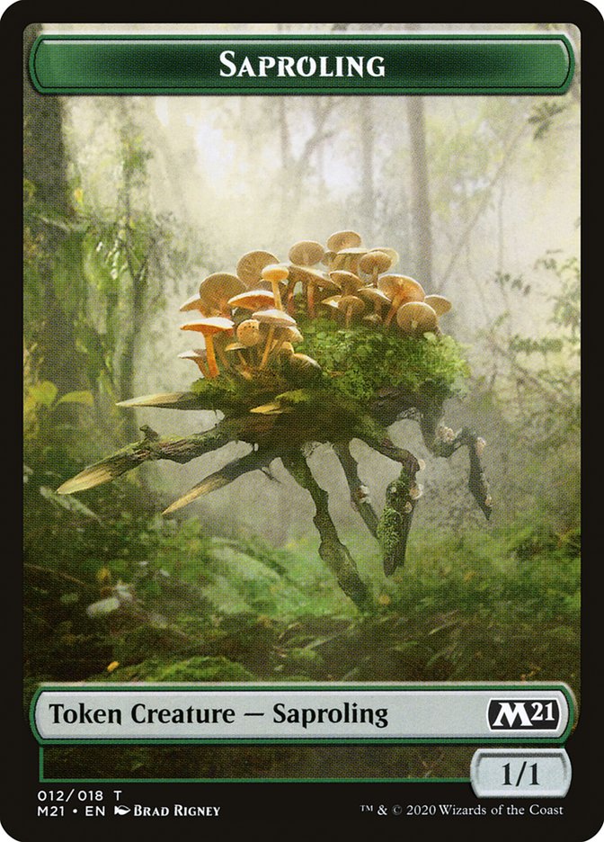 Saproling [Core Set 2021 Tokens] | Play N Trade Winnipeg