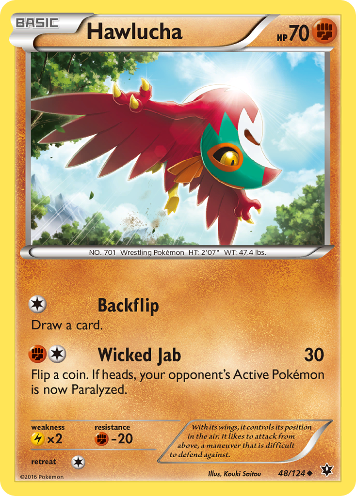 Hawlucha (48/124) [XY: Fates Collide] | Play N Trade Winnipeg