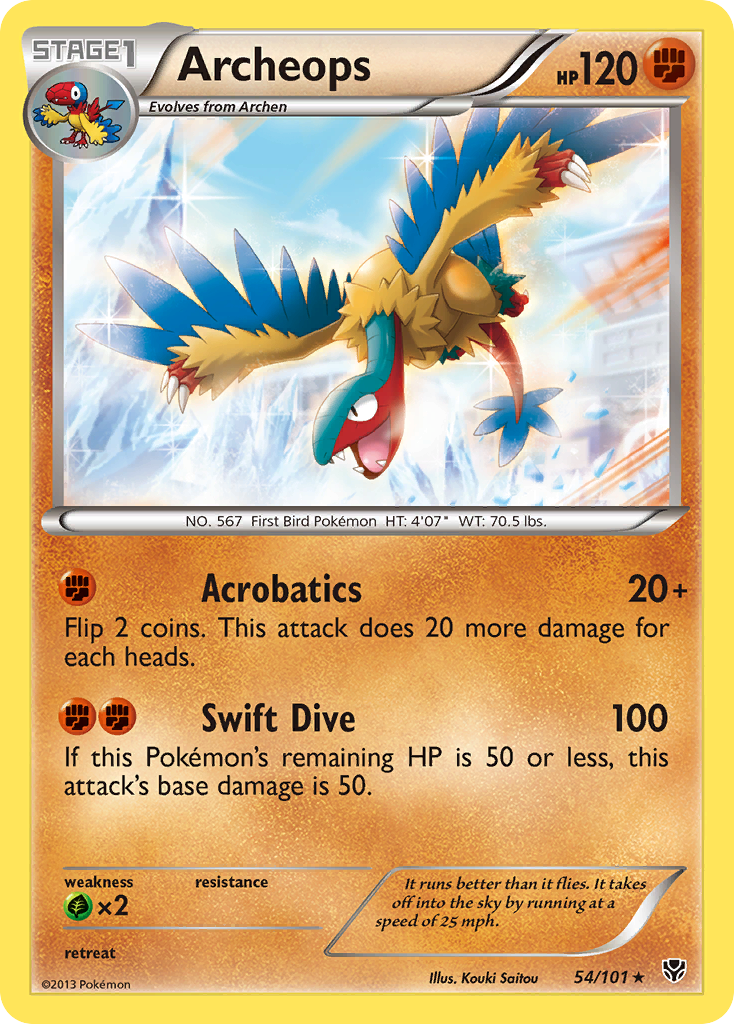 Archeops (54/101) [Black & White: Plasma Blast] | Play N Trade Winnipeg