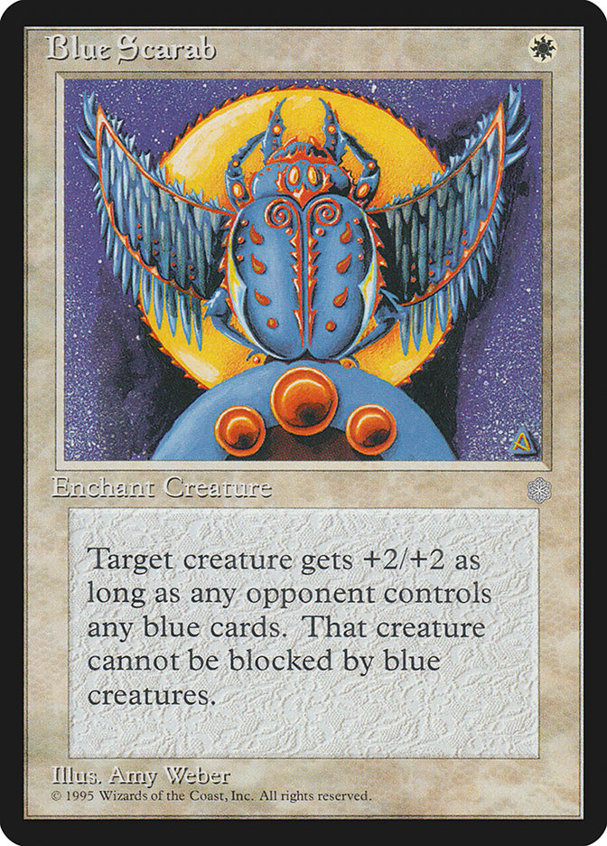 Blue Scarab [Ice Age] | Play N Trade Winnipeg