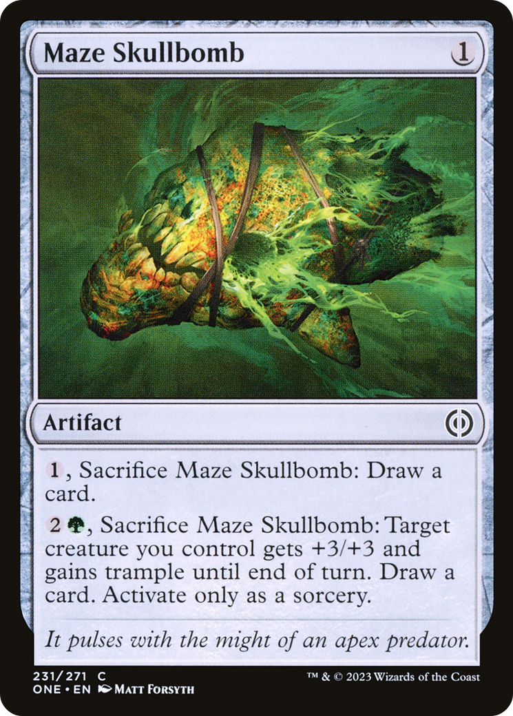 Maze Skullbomb [Phyrexia: All Will Be One] | Play N Trade Winnipeg