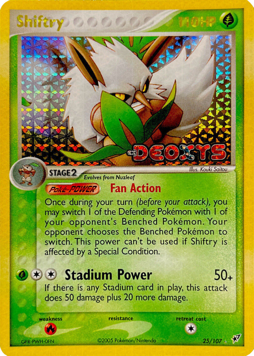 Shiftry (25/107) (Stamped) [EX: Deoxys] | Play N Trade Winnipeg