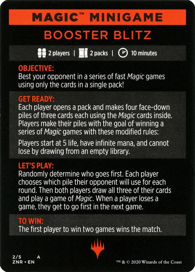 Booster Blitz (Magic Minigame) [Zendikar Rising Minigame] | Play N Trade Winnipeg