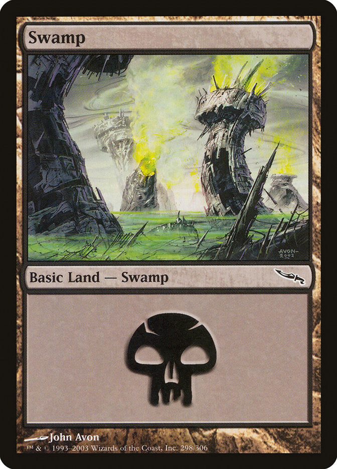 Swamp (298) [Mirrodin] | Play N Trade Winnipeg