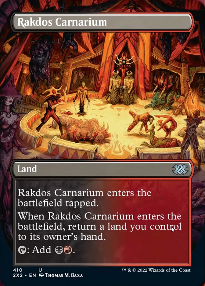 Rakdos Carnarium (Borderless Alternate Art) [Double Masters 2022] | Play N Trade Winnipeg